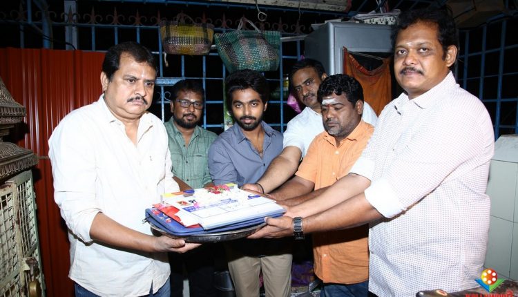 Director Ezhil GV Prakash New Movie Pooja Stills (7)