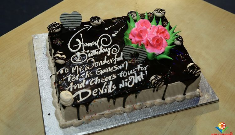 Producer Tel K Ganesan Birthday Celebration With Devil’s Night Team Stills (2)
